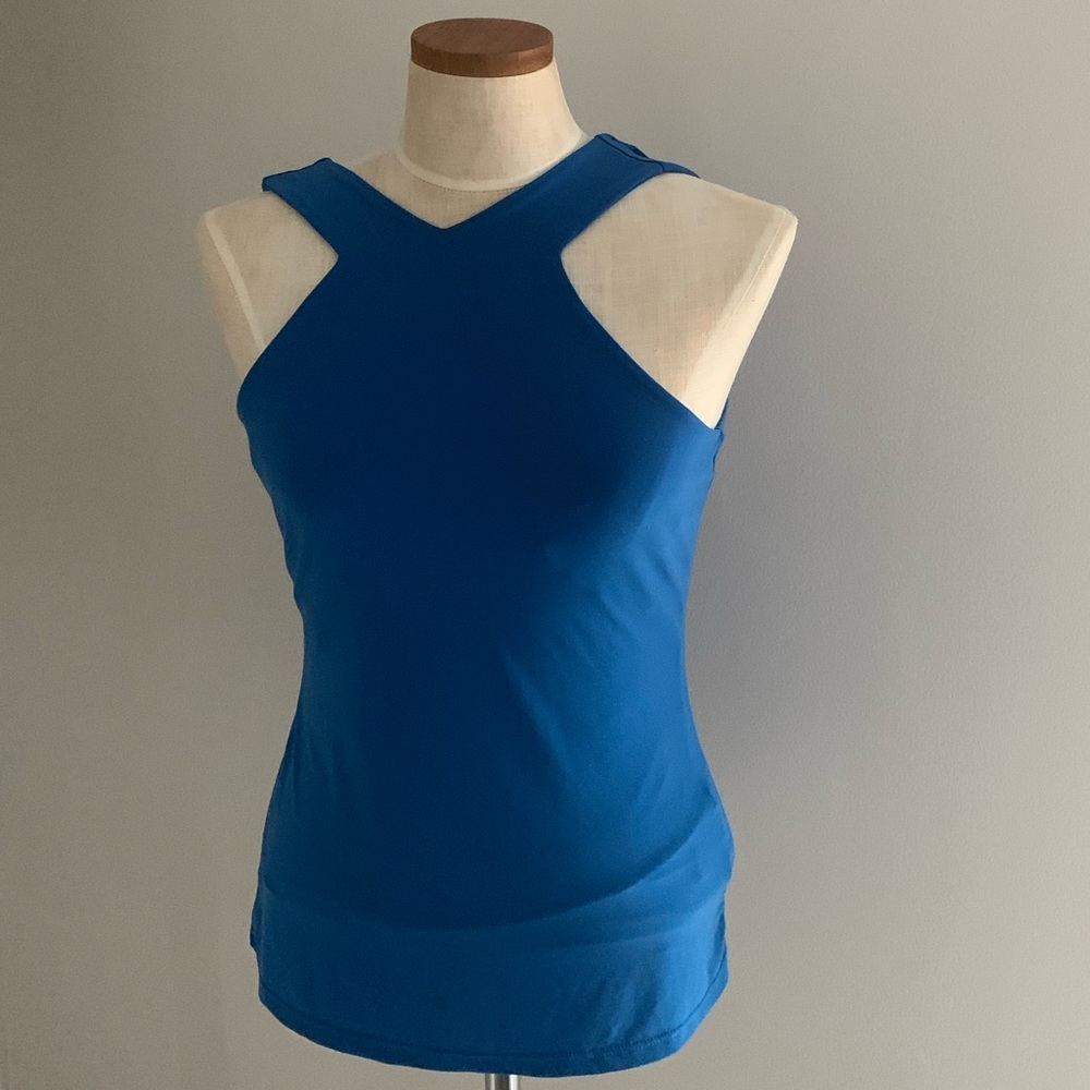 Ralph Lauren crisscross top blue